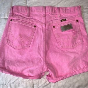 Pink Vintage Wrangler Shorts